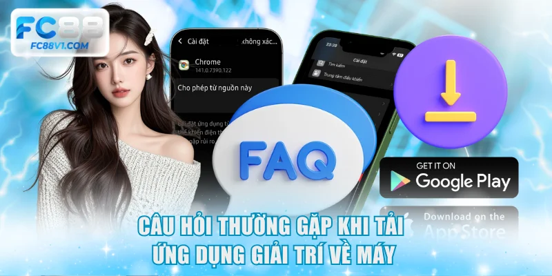 Câu hỏi thường gặp khi tải ứng dụng giải trí về máy