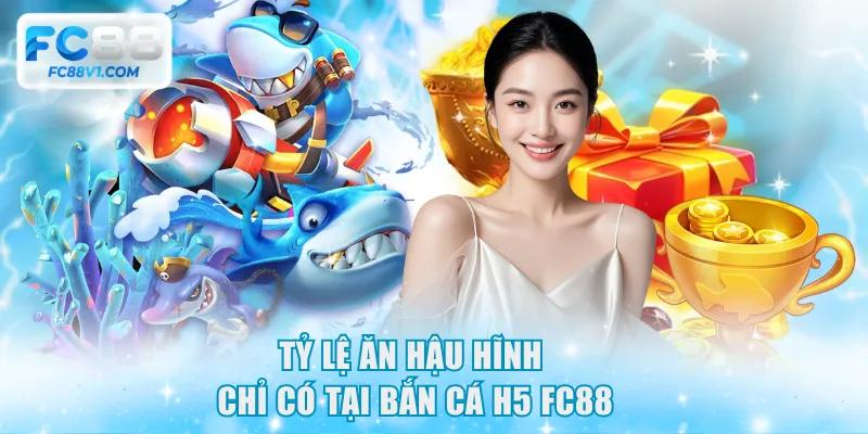 Tỷ lệ ăn hậu hĩnh chỉ có tại bắn cá H5 FC88